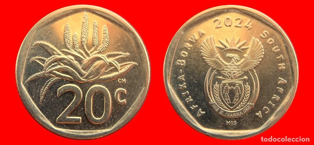 Monedas antiguas de &Aacute;frica: 20 CENTAVOS 2024 SUDAFRICA-155360