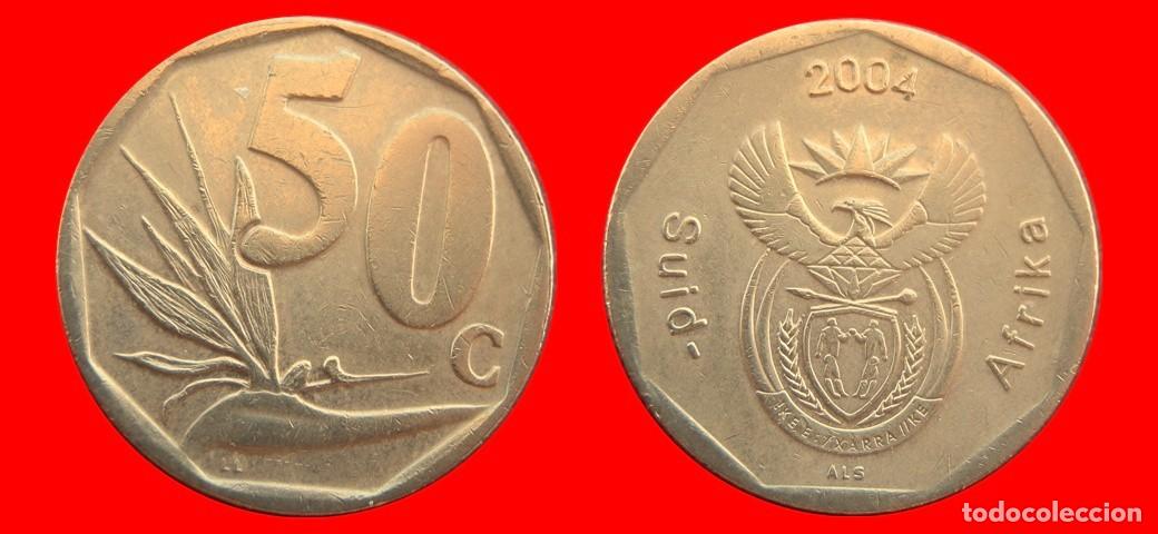 Monedas antiguas de &Aacute;frica: 50 CENTAVOS 2004 SUDAFRICA-155361