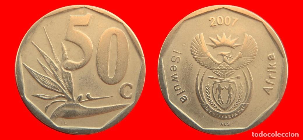 Monedas antiguas de &Aacute;frica: 50 CENTAVOS 2007 SUDAFRICA-155363