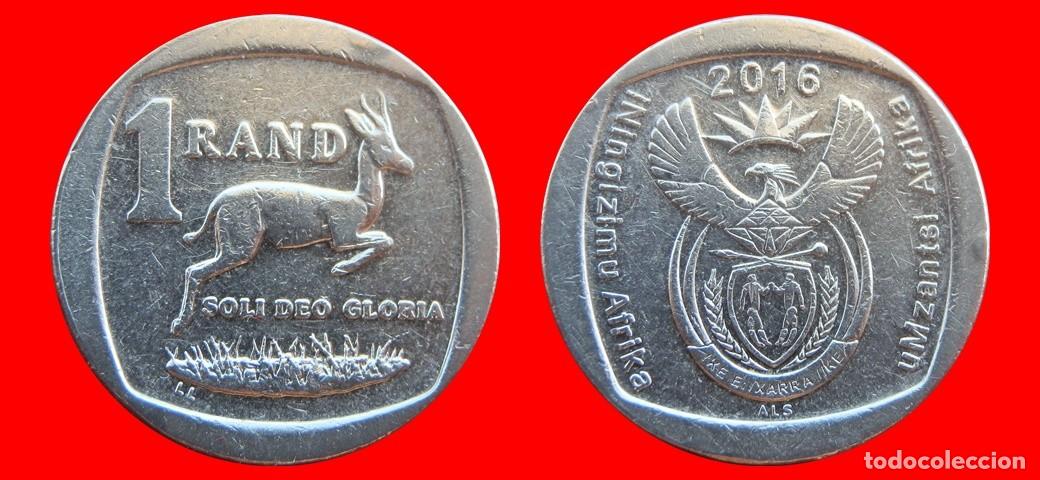 Monedas antiguas de &Aacute;frica: 1 RAND 2016 SUDAFRICA-155367