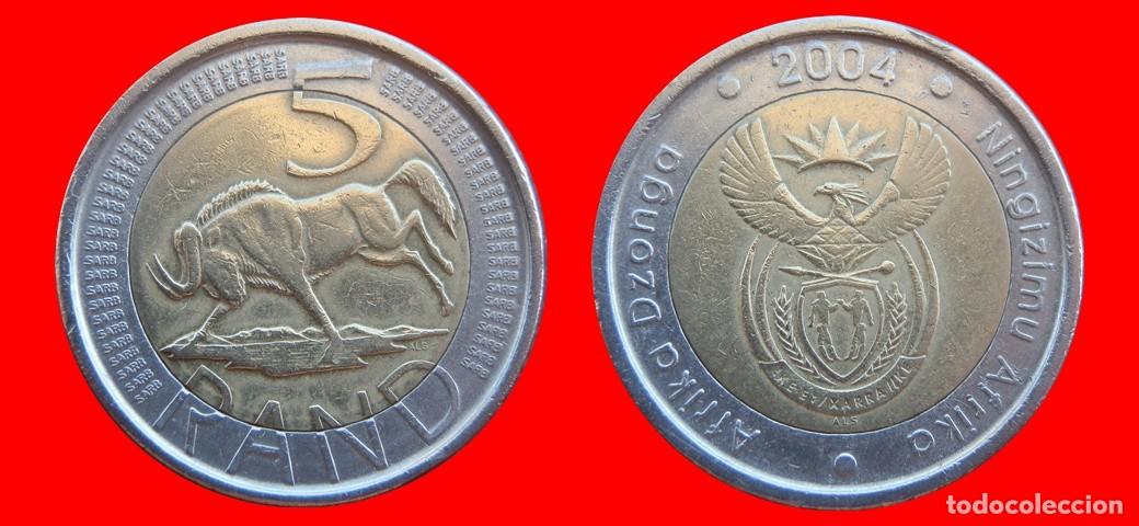 Monedas antiguas de &Aacute;frica: 5 RAND 2004 SUDAFRICA-155377