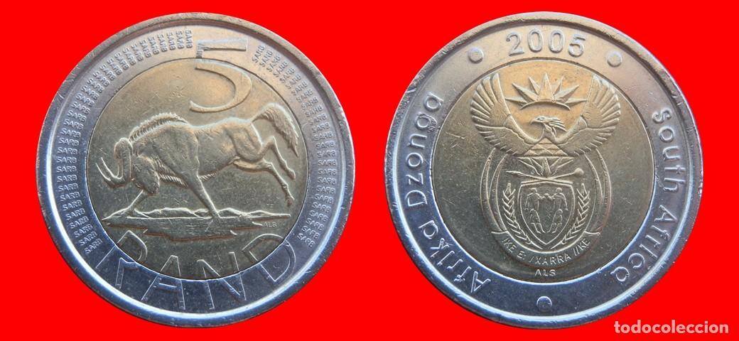 Monedas antiguas de &Aacute;frica: 5 RAND 2005 SUDAFRICA-155378