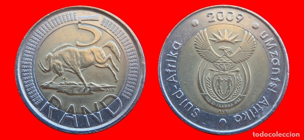 Monedas antiguas de &Aacute;frica: 5 RAND 2009 SUDAFRICA-155381