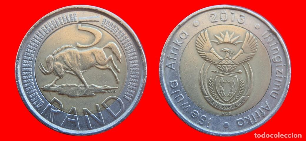 Monedas antiguas de &Aacute;frica: 5 RAND 2013 SUDAFRICA-155383