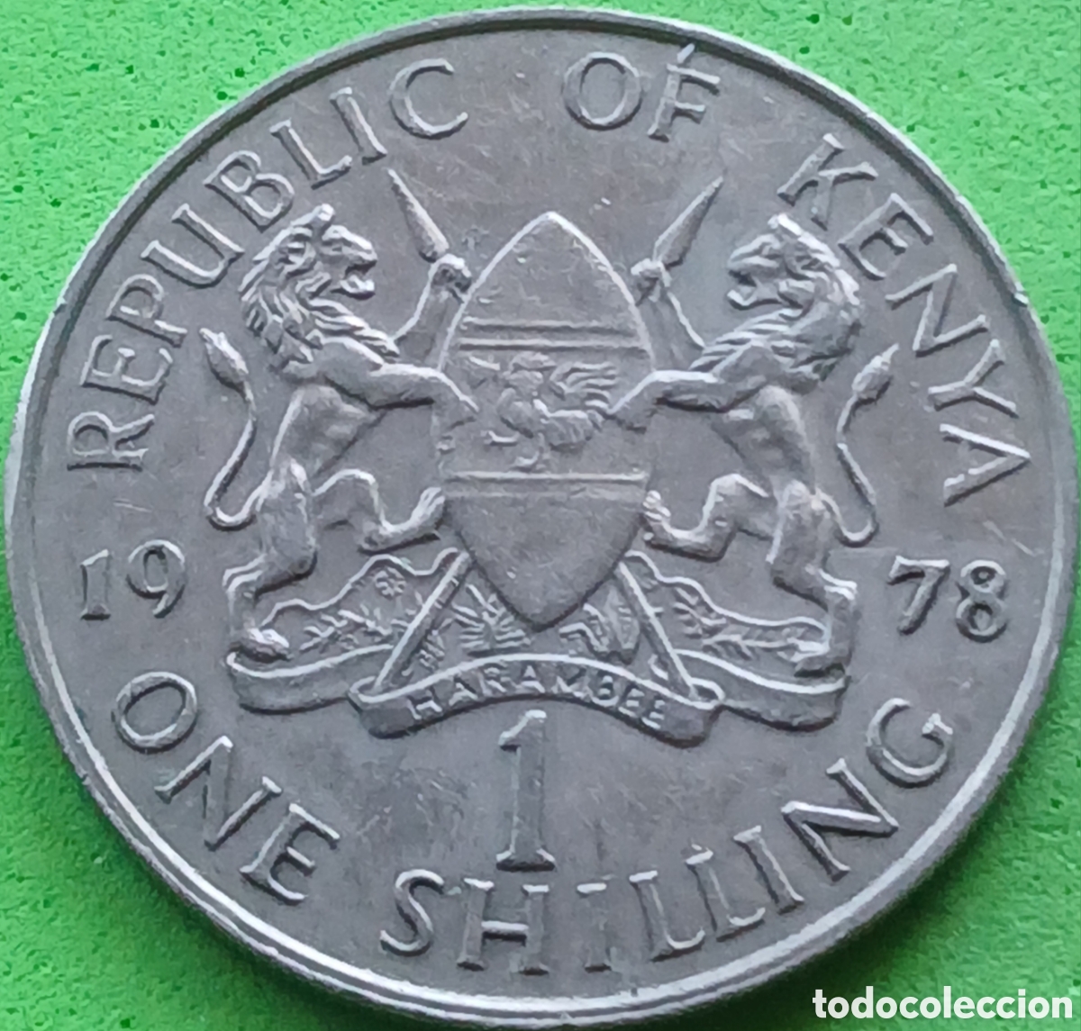 Monedas antiguas de &Aacute;frica: Kenya one shilling 1978 km#14