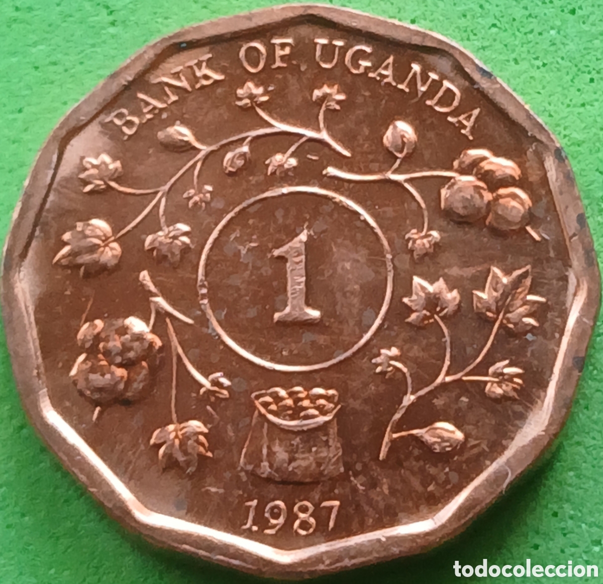 Monedas antiguas de &Aacute;frica: Uganda one shilling 1987 km#27