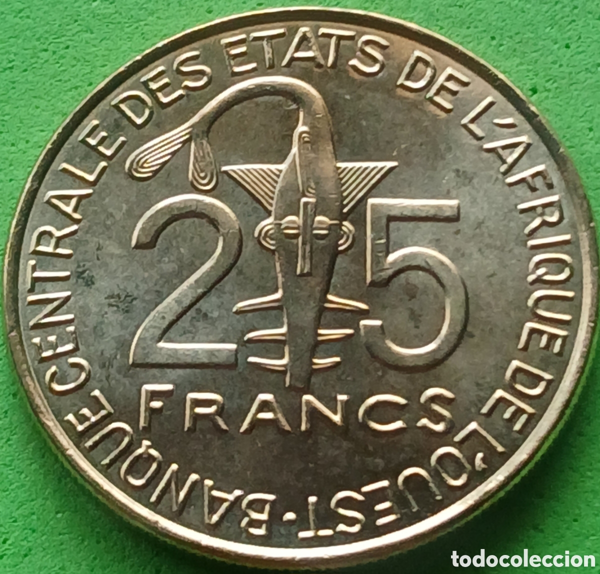 Monedas antiguas de &Aacute;frica: &Aacute;frica Occidental ( BCEAO) 25 francos 2026 km#9