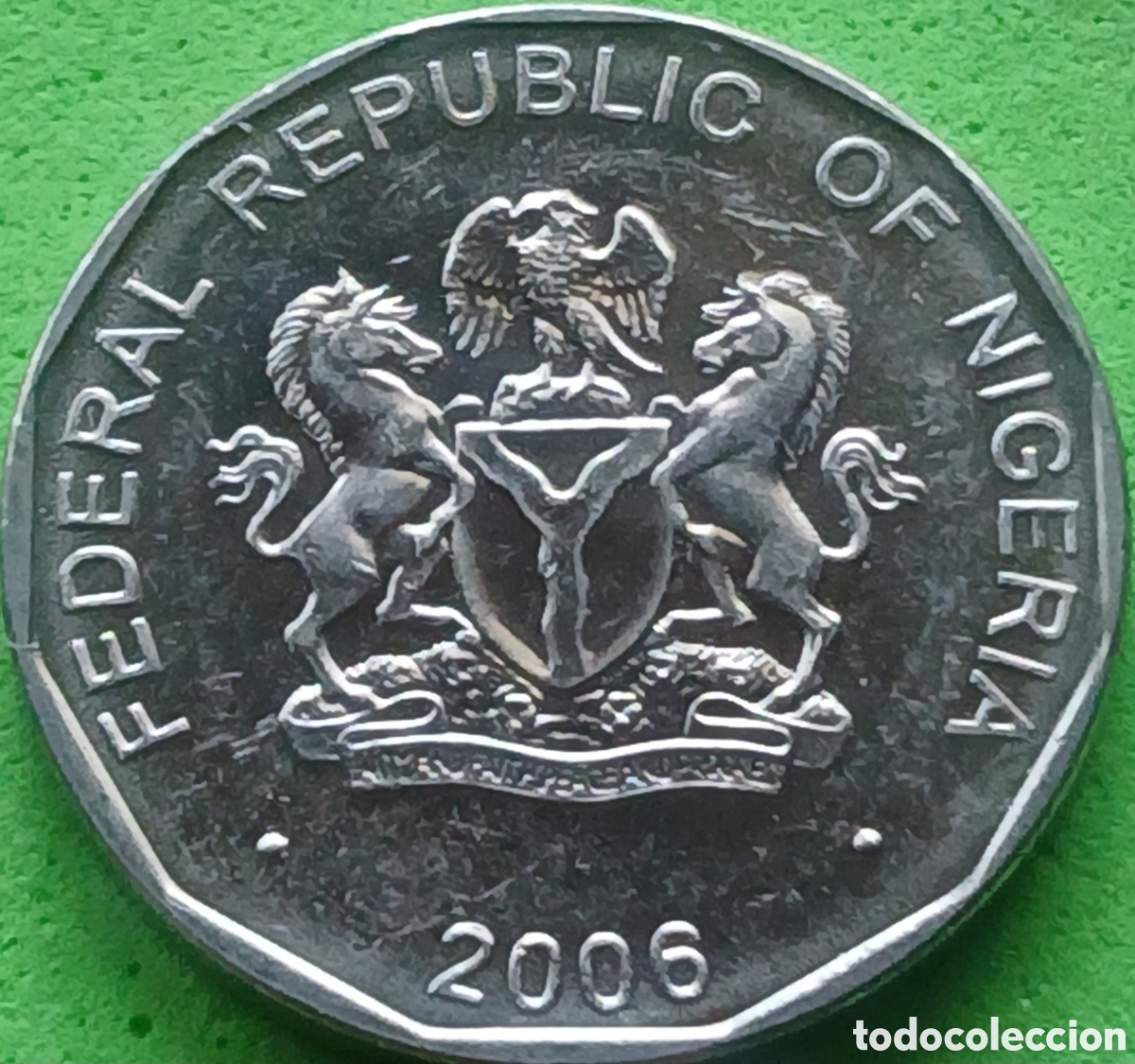 Monedas antiguas de &Aacute;frica: Nigeria 50 kobo 2006 km#13.3