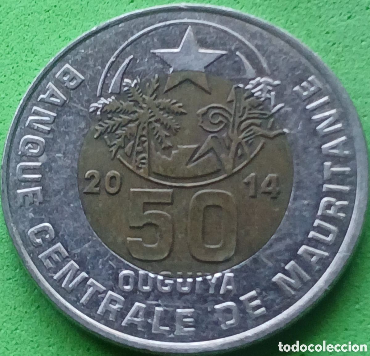 Monedas antiguas de &Aacute;frica: Mauritania 50 uguiya 2014 km#9