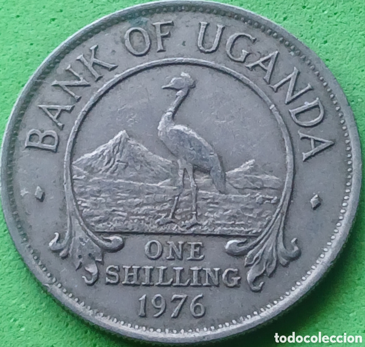 Monedas antiguas de &Aacute;frica: Uganda one shilling 1976 km#5a