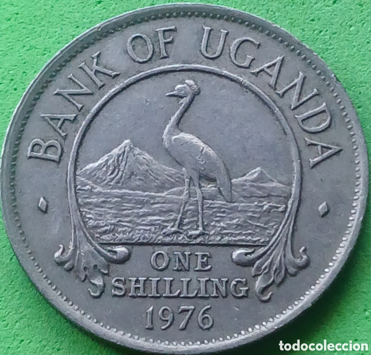 Monedas antiguas de &Aacute;frica: Uganda one shilling 1976 km#5a