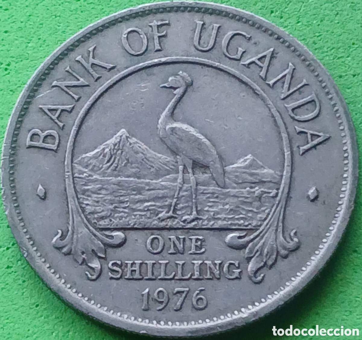 Monedas antiguas de &Aacute;frica: Uganda one shilling 1976 km#5a