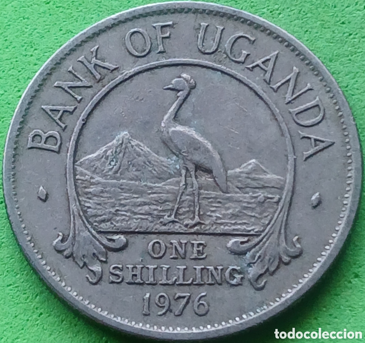 Monedas antiguas de &Aacute;frica: Uganda one shilling 1976 km#5a