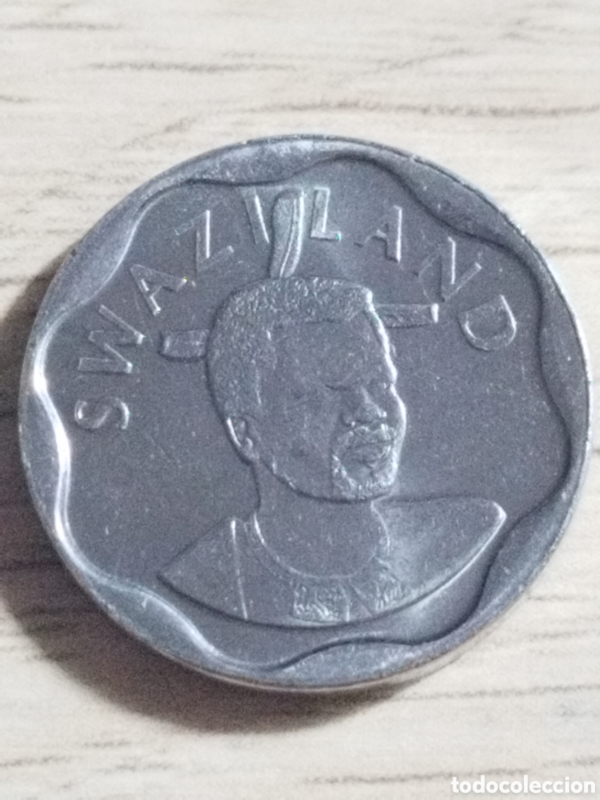 Monedas antiguas de &Aacute;frica: Esuatini (swazilandia) moneda de 10 c&eacute;ntimos de 2015 km#63