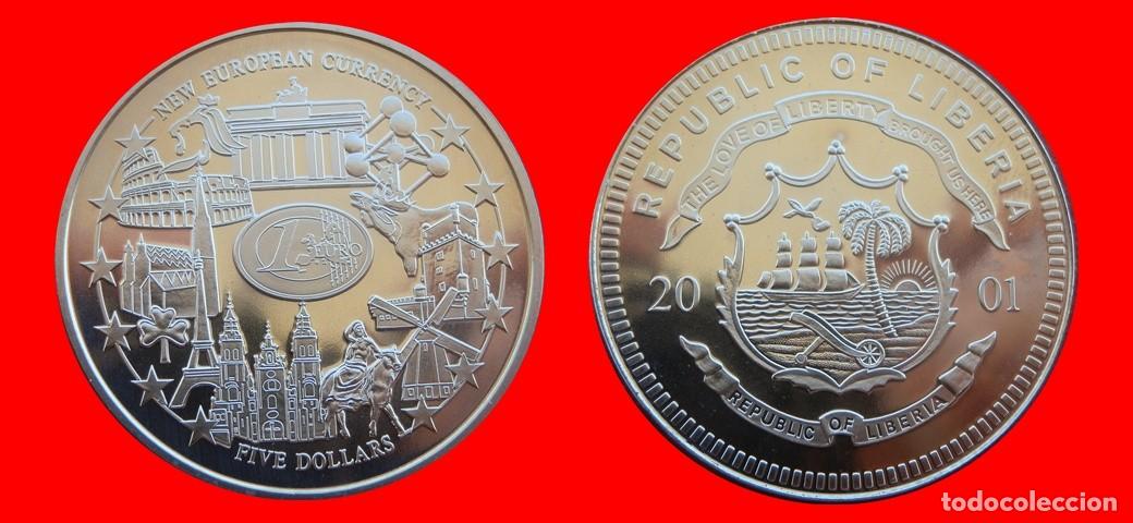 Monedas antiguas de &Aacute;frica: 5 DOLARES 2001 SIN CIRCULAR LIBERIA-9792SC