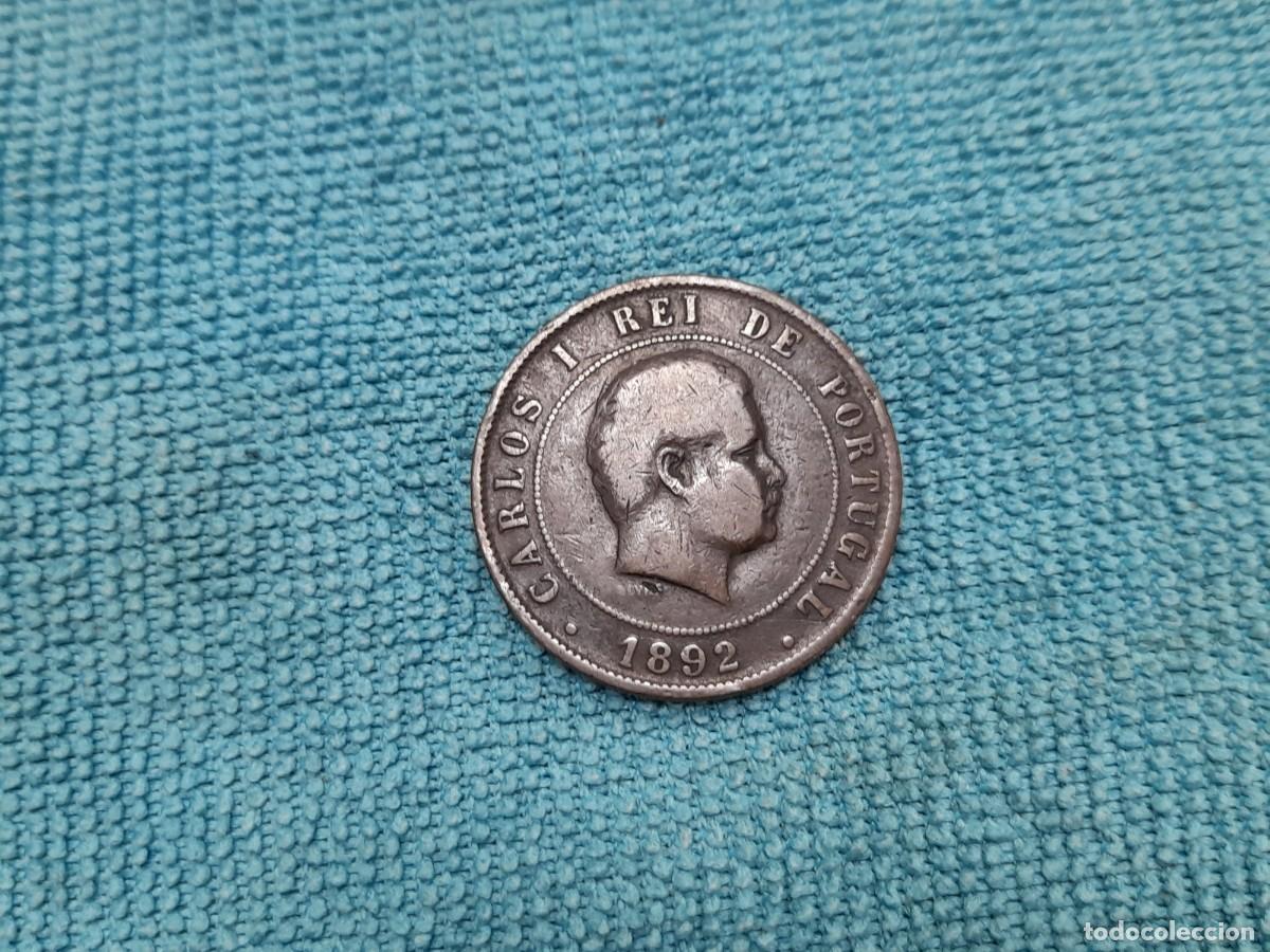 Monedas antiguas de &Aacute;frica: Portugal, 20 Reis 1892