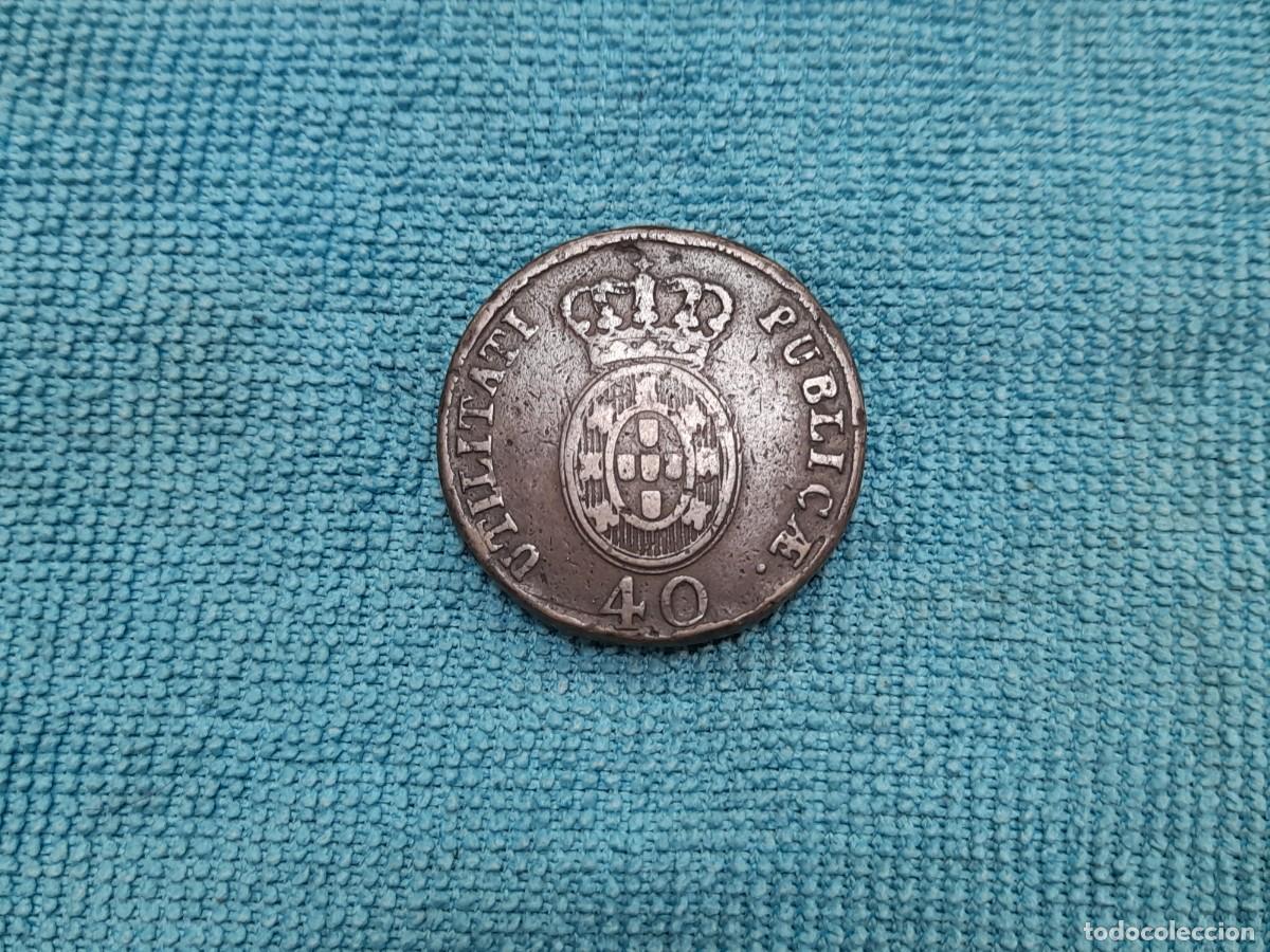 Monedas antiguas de &Aacute;frica: Portugal, 40 Reis 1812