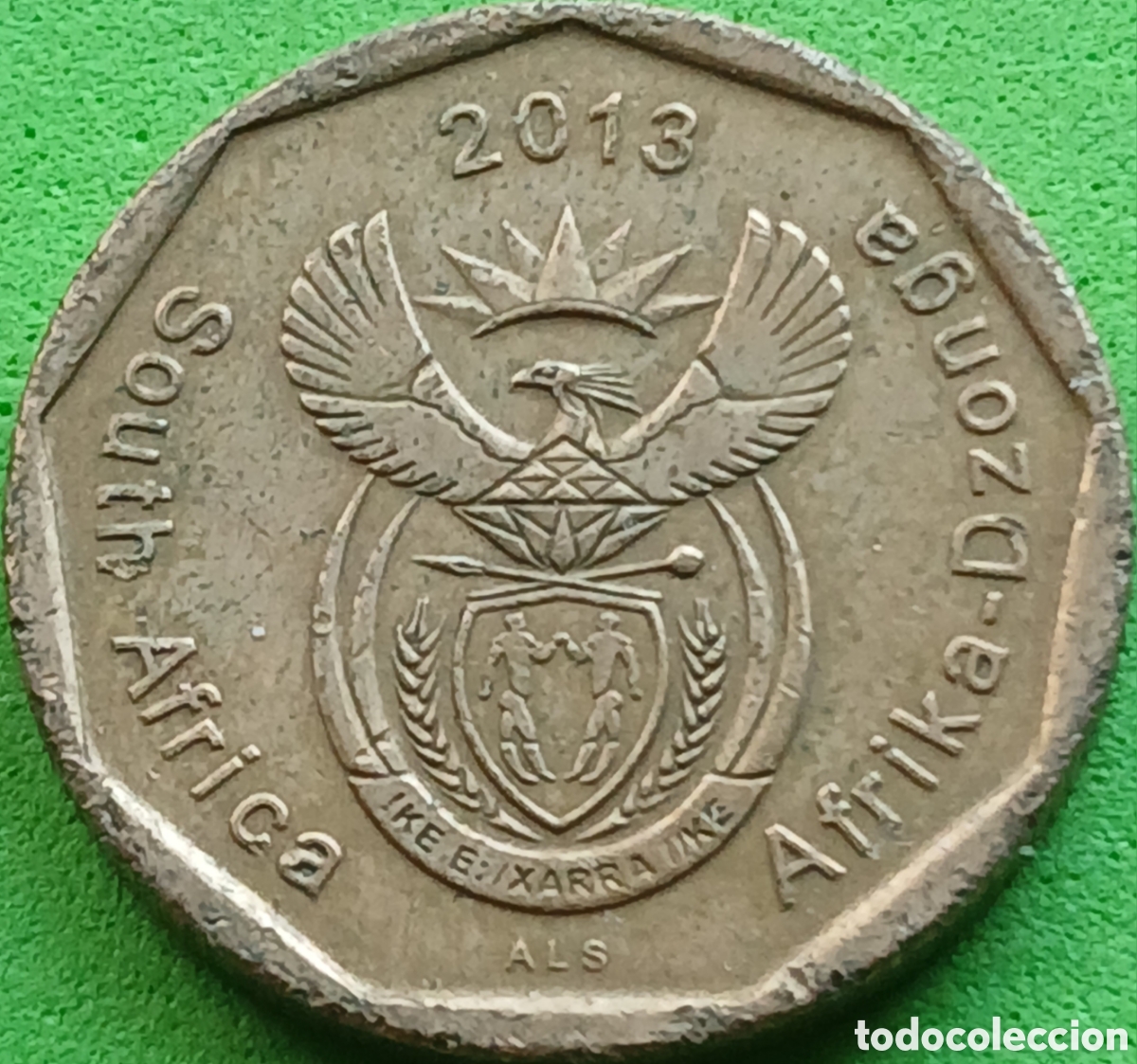 Monedas antiguas de &Aacute;frica: South &Aacute;frica 50 cents 2013 UC#14