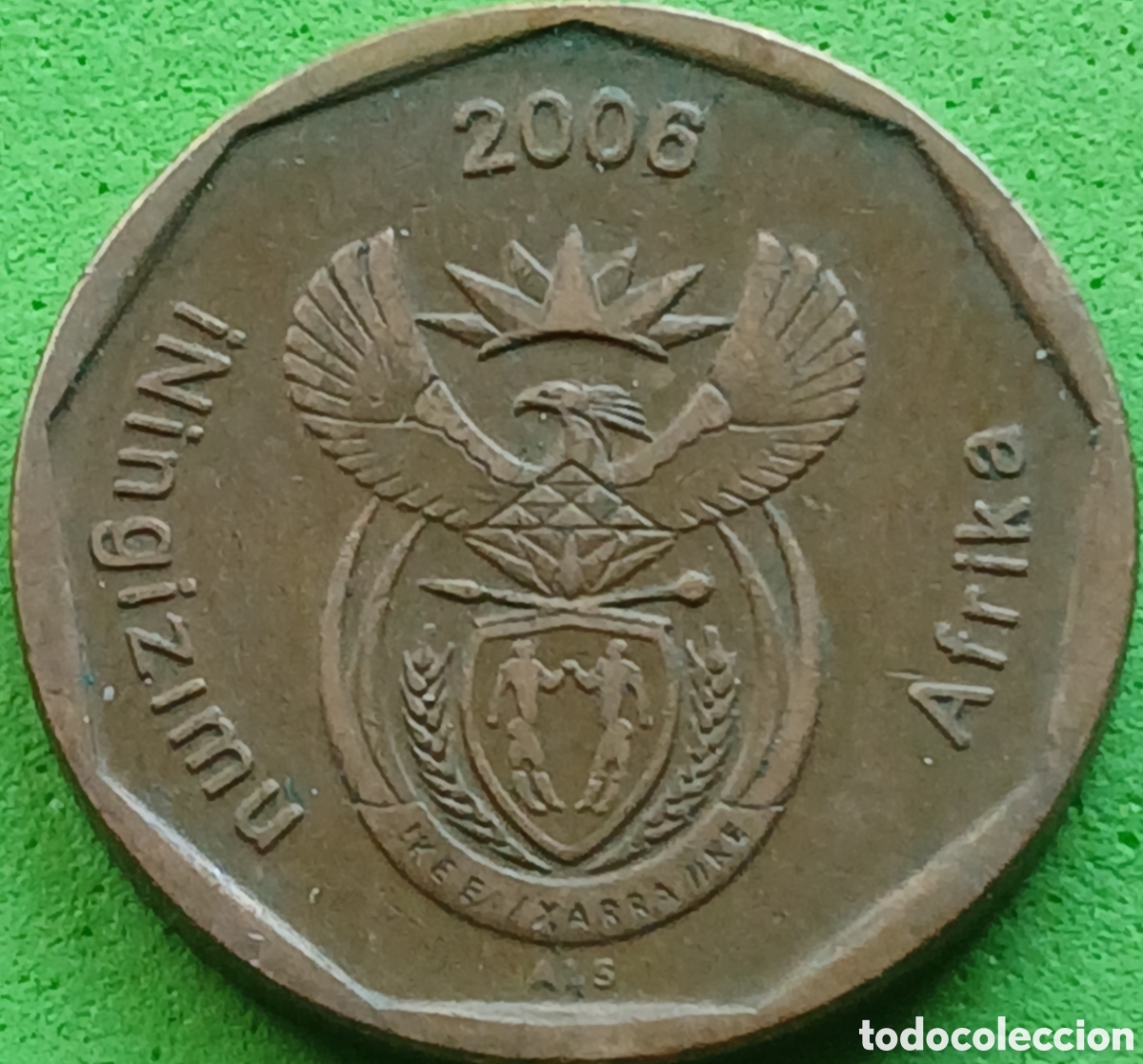 Monedas antiguas de &Aacute;frica: Iningizimu &Aacute;frika 50 cents 2006 km#489