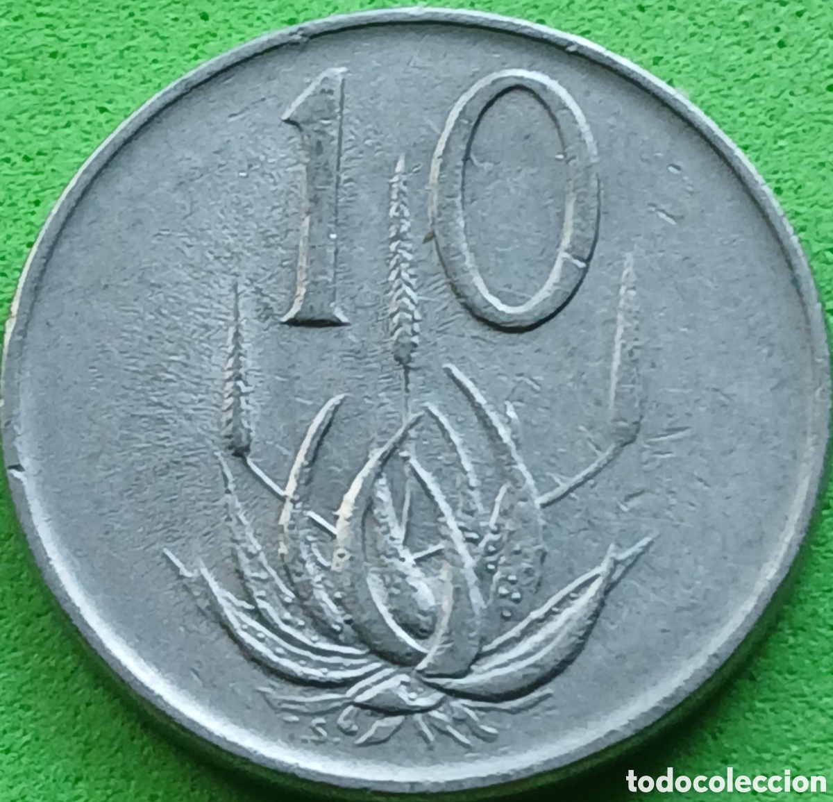 Monedas antiguas de &Aacute;frica: South &Aacute;frica 10 cents 1965 km#68.1