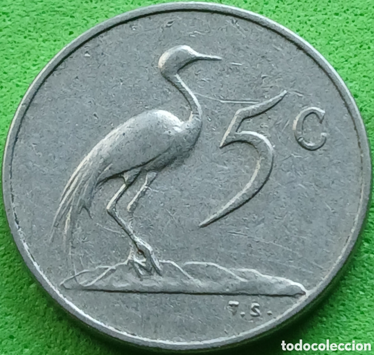 Monedas antiguas de &Aacute;frica: South &Aacute;frica 5 cents 1965 km#67.1