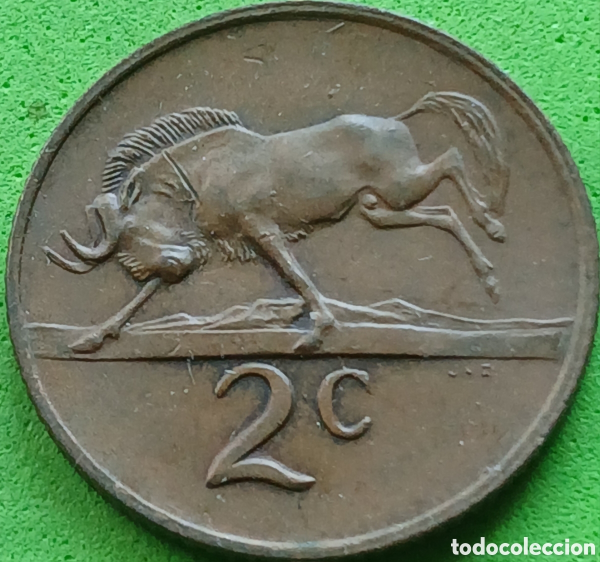 Monedas antiguas de &Aacute;frica: South &Aacute;frica 2 cents 1970 km#83