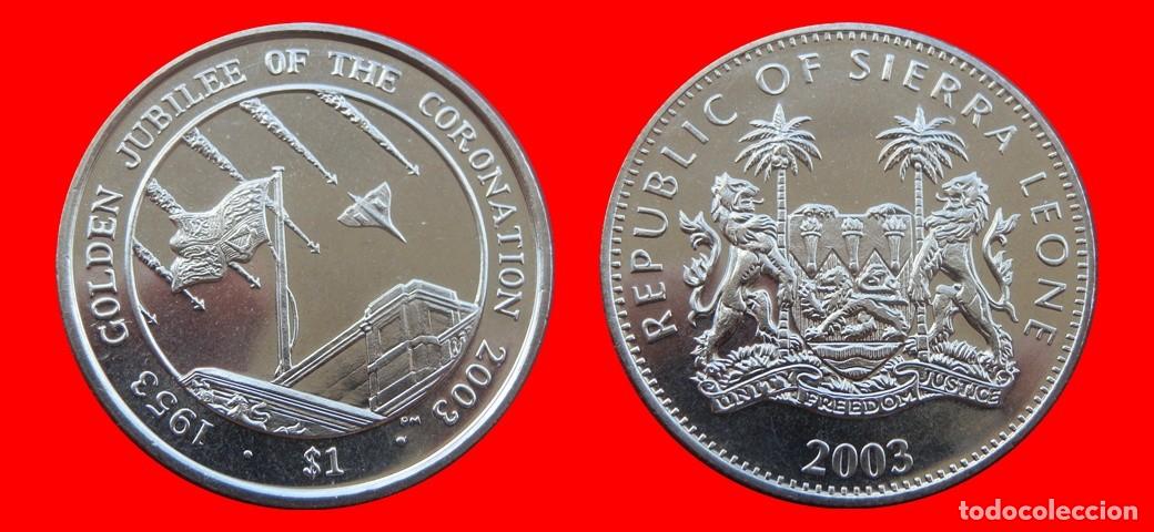 Monedas antiguas de &Aacute;frica: 1 DOLAR 2003 SIN CIRCULAR SIERRA LEONA-9795SC