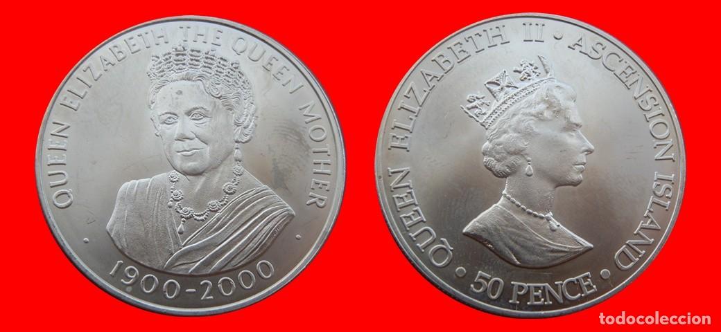Monedas antiguas de &Aacute;frica: 50 PENIQUES PENCE 2000 SIN CIRCULAR ISLA ASCENSION-9806SC
