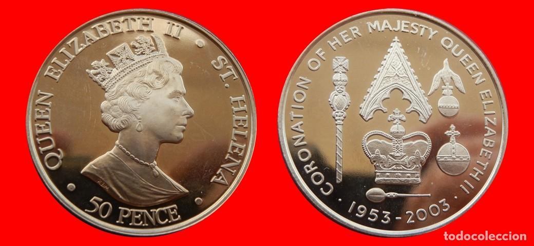 Monedas antiguas de &Aacute;frica: 50 PENIQUES PENCE 2003 SIN CIRCULAR SANTA HELENA-9809SC