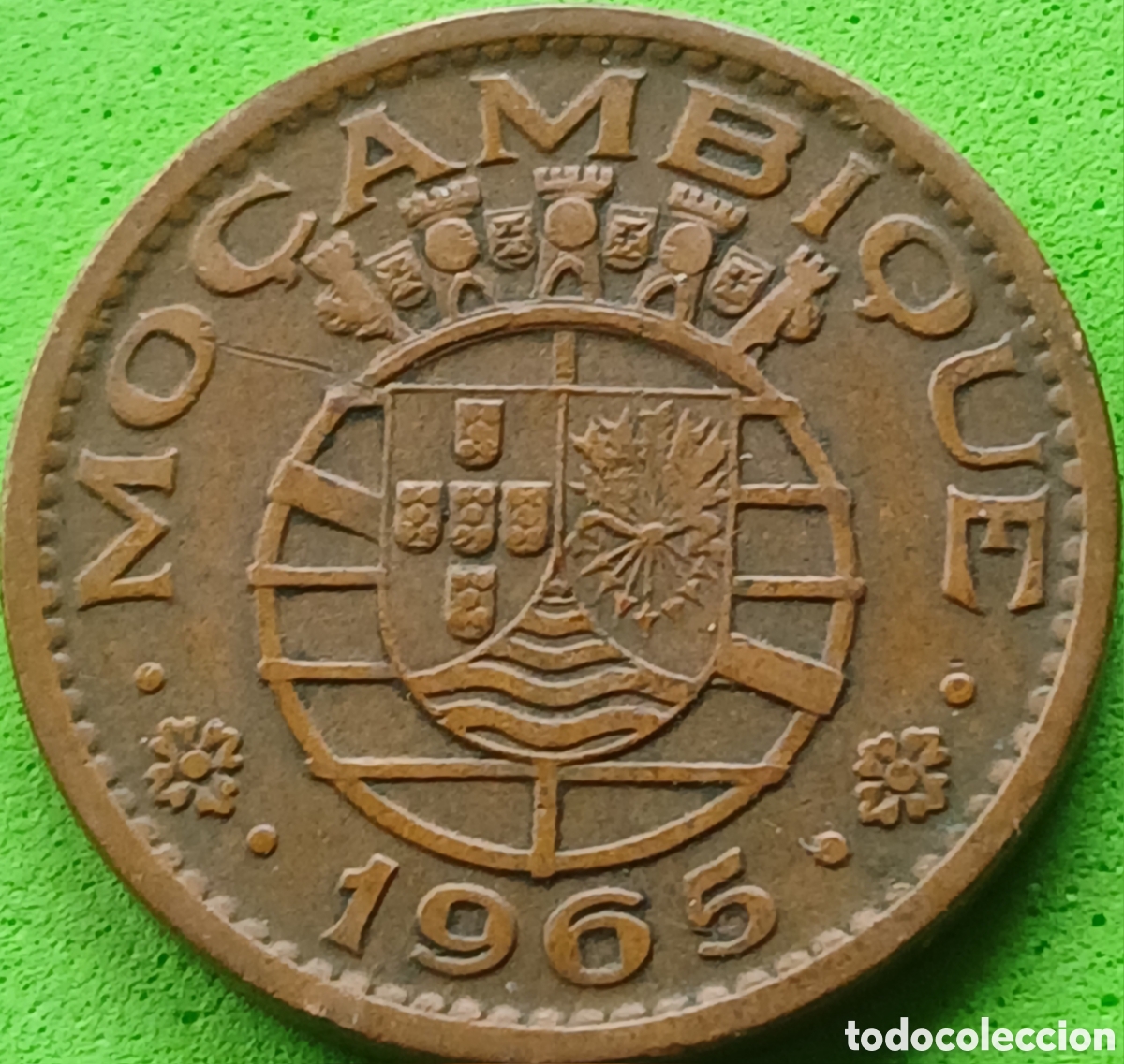 Monedas antiguas de &Aacute;frica: Mozambique 1 escudo 1965 km#82