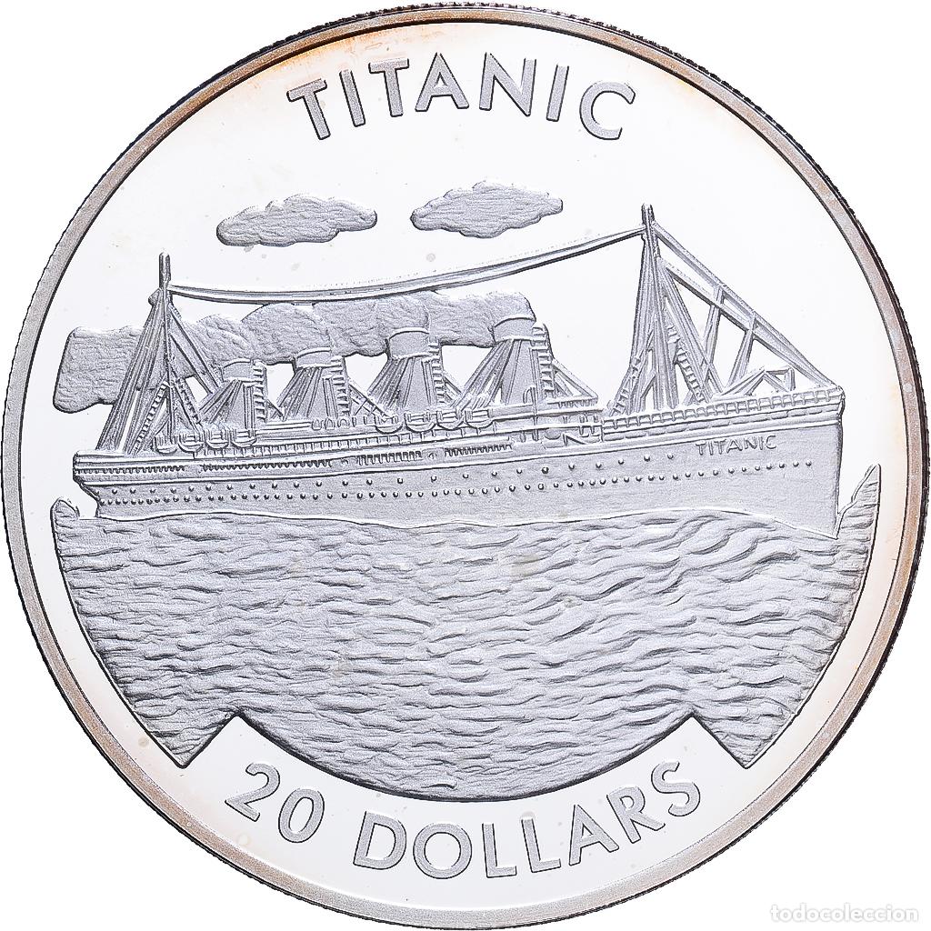 Monedas antiguas de &Aacute;frica: [#1215671] Liberia, 20 Dollars, 2000, Titanic, Plata, FDC