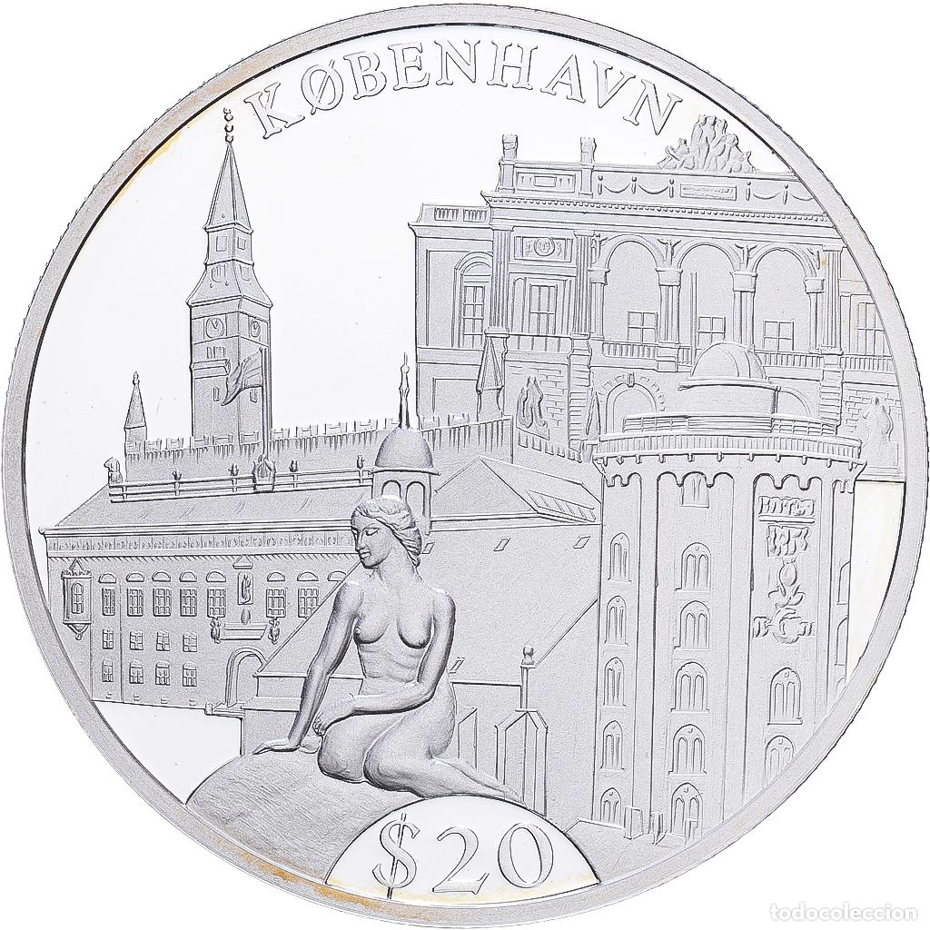Monedas antiguas de &Aacute;frica: [#1215670] Liberia, 20 Dollars, 2000, Kobenhavn, Plata, FDC