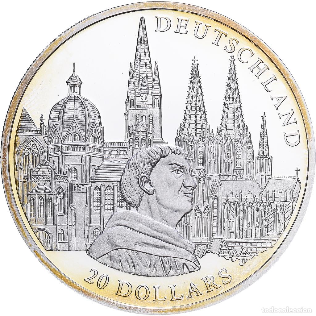 Monedas antiguas de &Aacute;frica: [#1215672] Liberia, 20 Dollars, Deutschland, 2001, Prueba, Plata, FDC