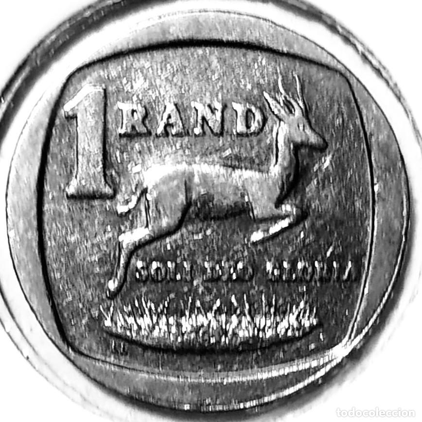Alte M&uuml;nzen aus Afrika: SUDAFRICA (1961-) - 1 RAND 1997 - GACELA - A - 4 GR. COBRE NIQUELADO - DIAMETRO 20 mm - KM#164