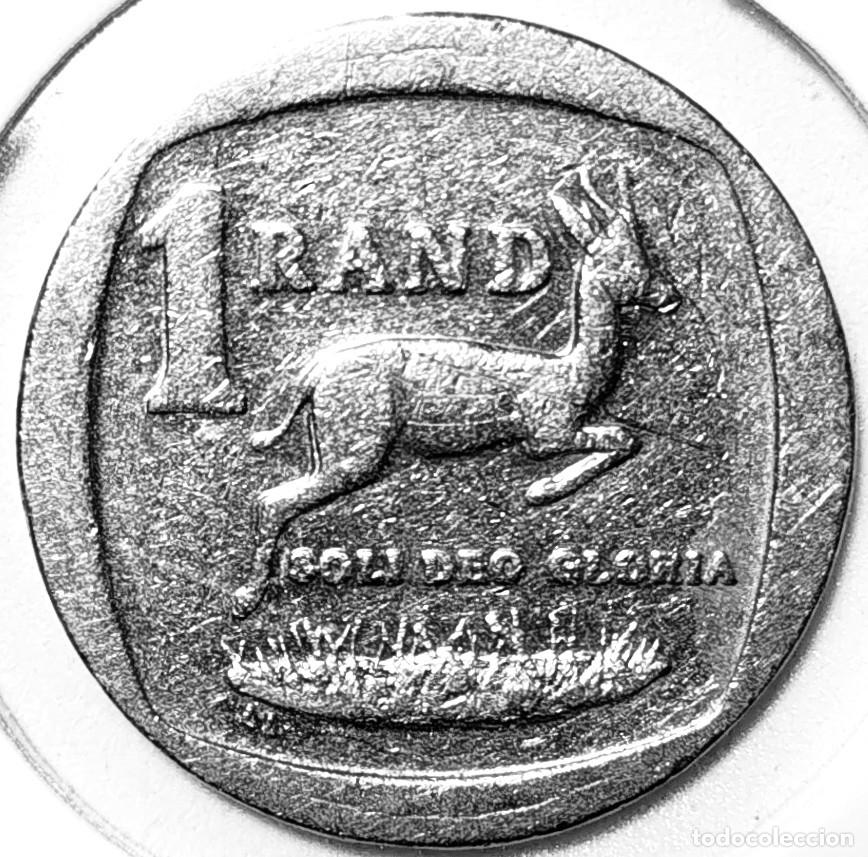 Monedas antiguas de &Aacute;frica: SUDAFRICA (1961-) - 1 RAND 2007 - GACELA - A - 4 GR. COBRE NIQUELADO - DIAMETRO 20 mm - KM#344 - MB
