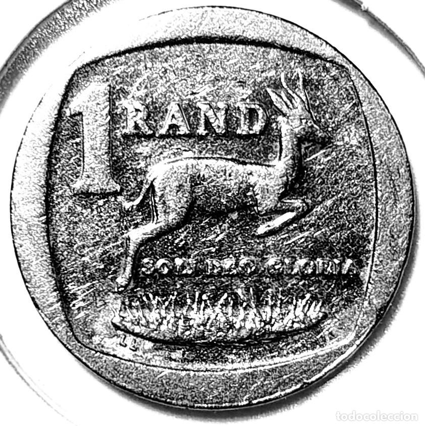 Monedas antiguas de &Aacute;frica: SUDAFRICA (1961-) - 1 RAND 2013 - GACELA - A - 4 GR. COBRE NIQUELADO - DIAMETRO 20 mm - KM#504 - MB