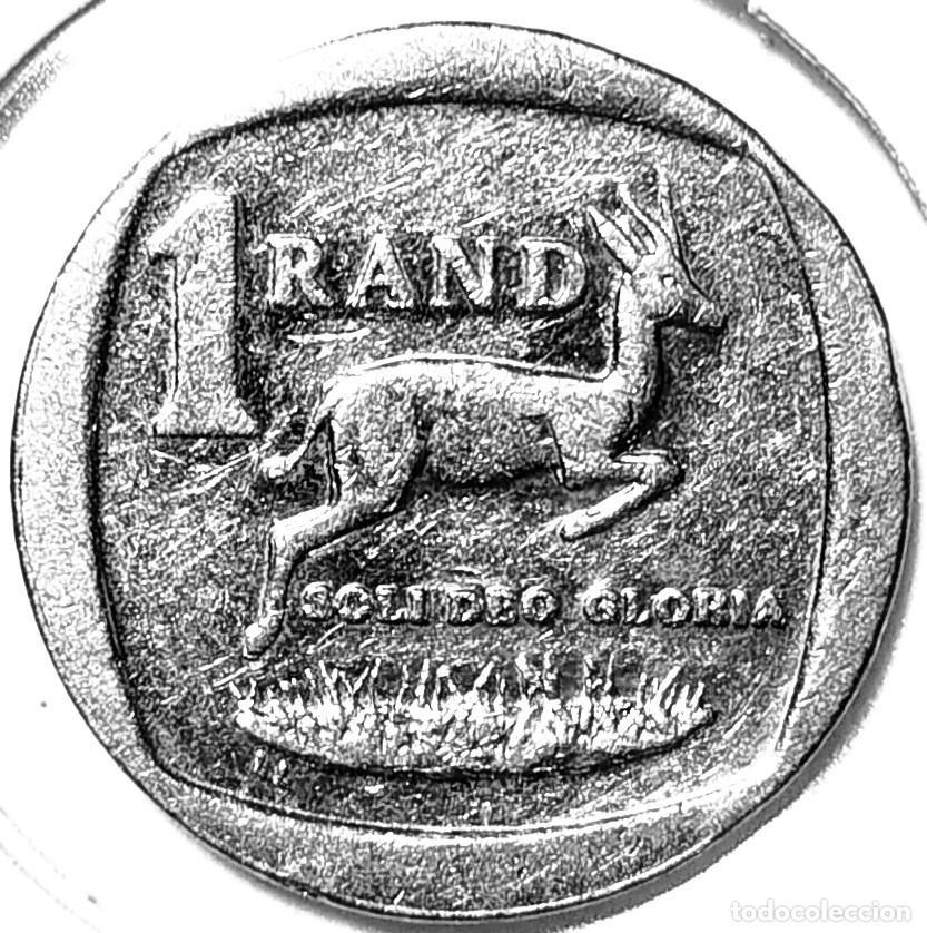 Monedas antiguas de &Aacute;frica: SUDAFRICA (1961-) - 1 RAND 2014 - GACELA - A - 4 GR. COBRE NIQUELADO - DIAMETRO 20 mm - KM#504 - MB