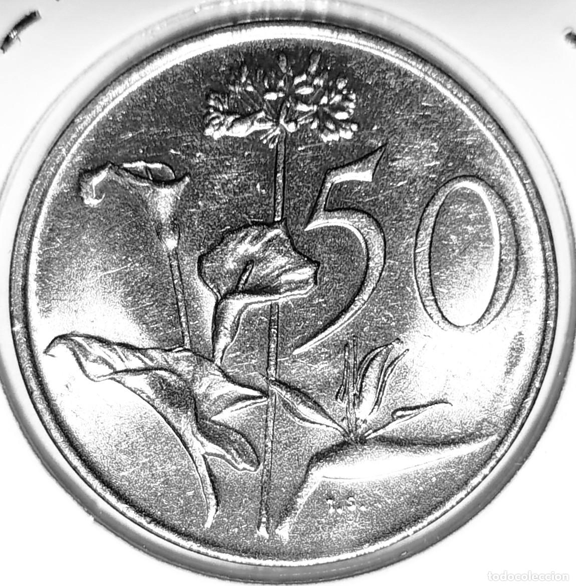 Monnaies anciennes d'Afrique: SUDAFRICA (1961-) - 50 CENTAVOS 1988 - A - 9,50 GR. NIQUEL - DIAMETRO 27,80 mm - KM#87 - MB