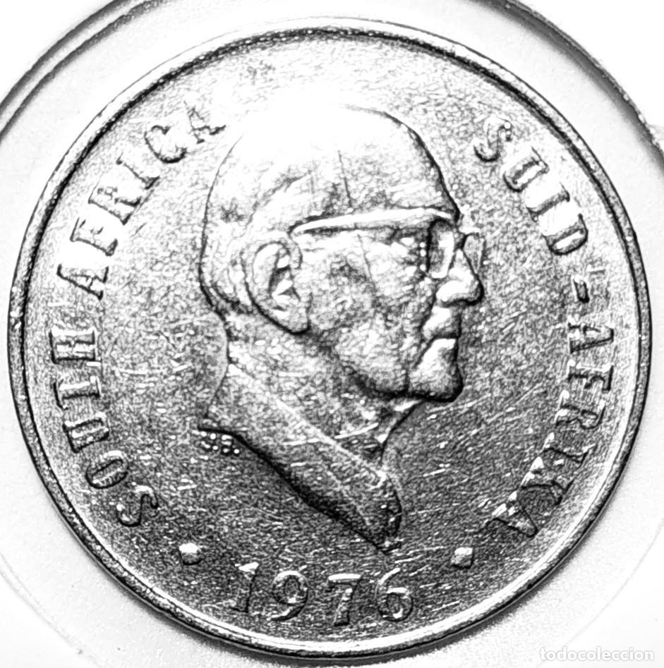 Monnaies anciennes d'Afrique: SUDAFRICA (1961-) - 10 CENTAVOS 1976 - JACOBUS JOHANNES FOUCH&Eacute; - A - 4 GR. NIQUEL - DIAMETRO 20,70 m