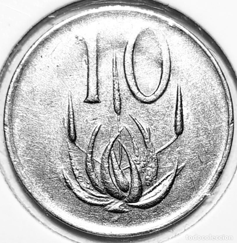 Alte M&uuml;nzen aus Afrika: SUDAFRICA (1961-) - 10 CENTAVOS 1974 - A - 4 GR. NIQUEL - DIAMETRO 20,70 mm - KM#85 - MB