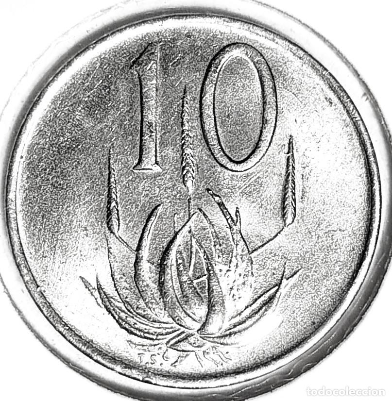 Alte M&uuml;nzen aus Afrika: SUDAFRICA (1961-) - 10 CENTAVOS 1977 - A - 4 GR. NIQUEL - DIAMETRO 20,70 mm - KM#85 - MB