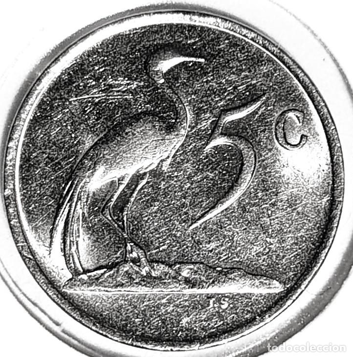 Moedas antigas de &Aacute;frica: SUDAFRICA (1961-) - 5 CENTAVOS 1984 - REPUBLICA - A - 2,50 GR. NIQUEL - DIAMETRO 17,55 mm - KM#84