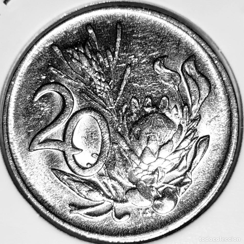 Moedas antigas de &Aacute;frica: SUDAFRICA (1961-) - 20 CENTAVOS 1983 - A - 6 GR. NIQUEL - DIAMETRO 24,20 mm - KM#86 - MB