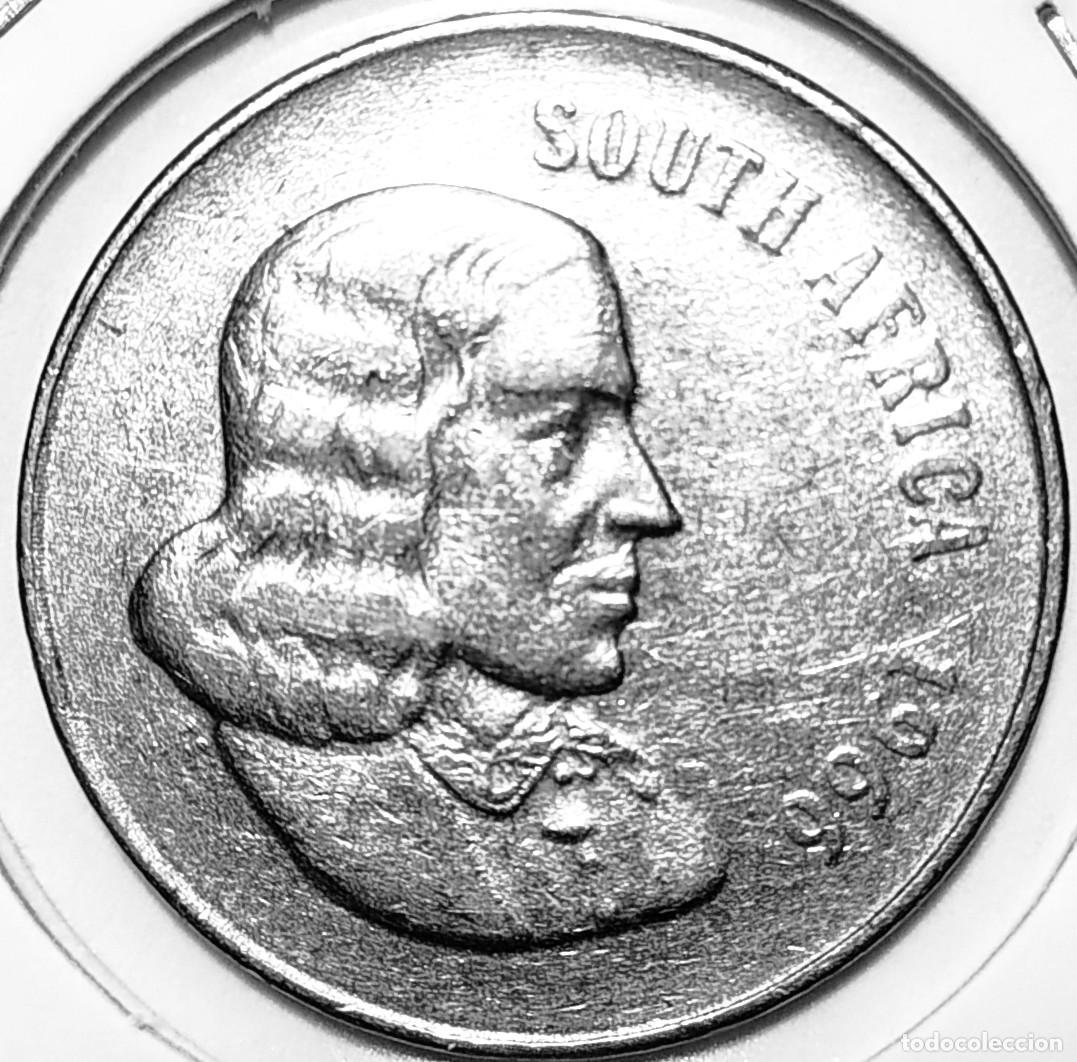 Monedas antiguas de &Aacute;frica: SUDAFRICA (1961-) - 50 CENTAVOS 1966 - JAN VAN RIEBEECK - SOUTH-AFRICA - A - 9,50 GR. NIQUEL