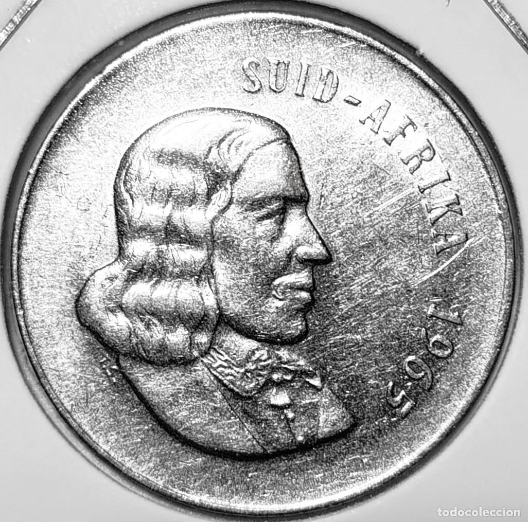 Monedas antiguas de &Aacute;frica: SUDAFRICA (1961-) - 20 CENTAVOS 1965 - JAN VAN RIEBEECK - SUID-AFRICA - A - 6 GR. NIQUEL