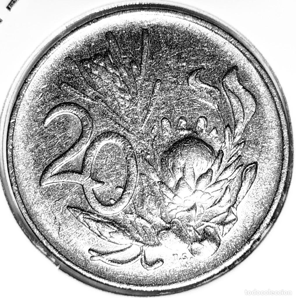 Monedas antiguas de &Aacute;frica: SUDAFRICA (1961-) - 20 CENTAVOS 1974 - A - 6 GR. NIQUEL - DIAMETRO 24,20 mm - KM#86 - MB