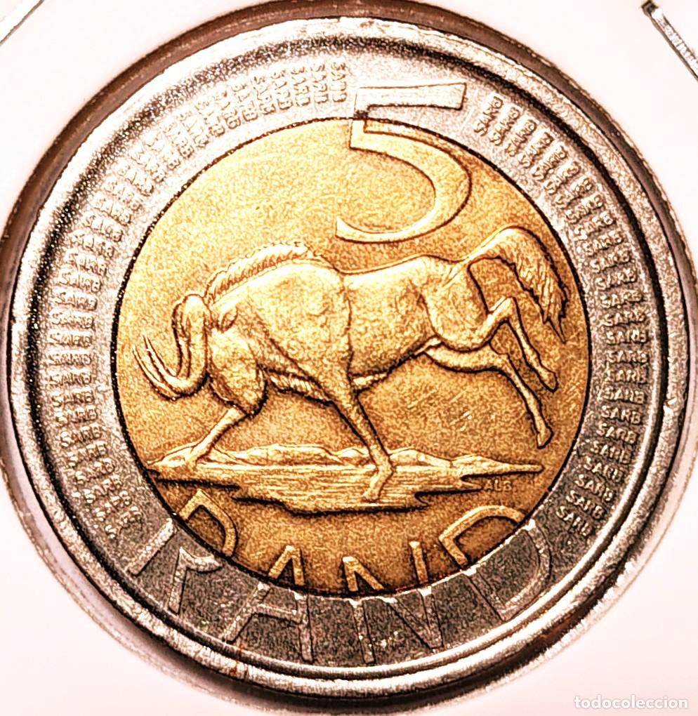 Monedas antiguas de &Aacute;frica: SUDAFRICA (1961-) - 5 RAND 2005 - &Ntilde;US - A - 9,45 GR. BIMETALICA - DIAMETRO 26 mm - KM#297 - MB