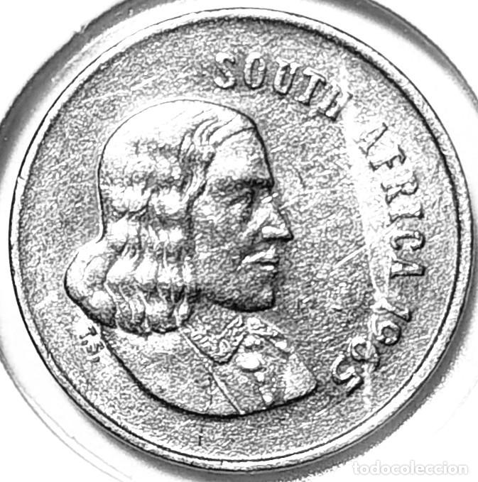Monedas antiguas de &Aacute;frica: SUDAFRICA (1961-) - 5 CENTAVOS 1965 - JAN VAN RIEBEECK - SOUTH-AFRICA - A - 2,50 GR. NIQUEL