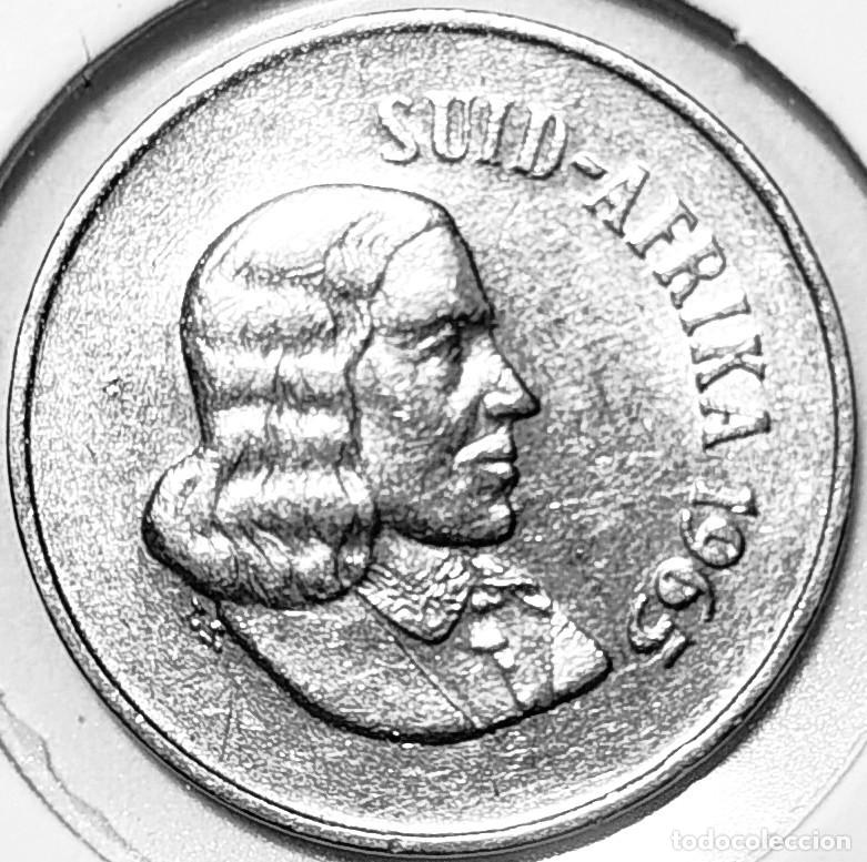 Monedas antiguas de &Aacute;frica: SUDAFRICA (1961-) - 10 CENTAVOS 1965 - JAN VAN RIEBEECK - SUID-AFRICA - A - 4 GR. NIQUEL
