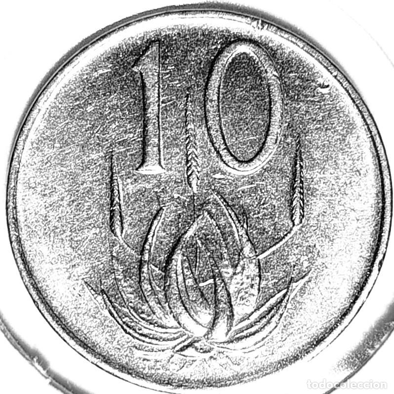Monedas antiguas de &Aacute;frica: SUDAFRICA (1961-) - 10 CENTAVOS 1971 - A - 4 GR. NIQUEL - DIAMETRO 20,70 mm - KM#85 - MB